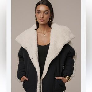 NWT Retail $198. Size M “We The Free” Isra Cozy Puffer Jacket. Black